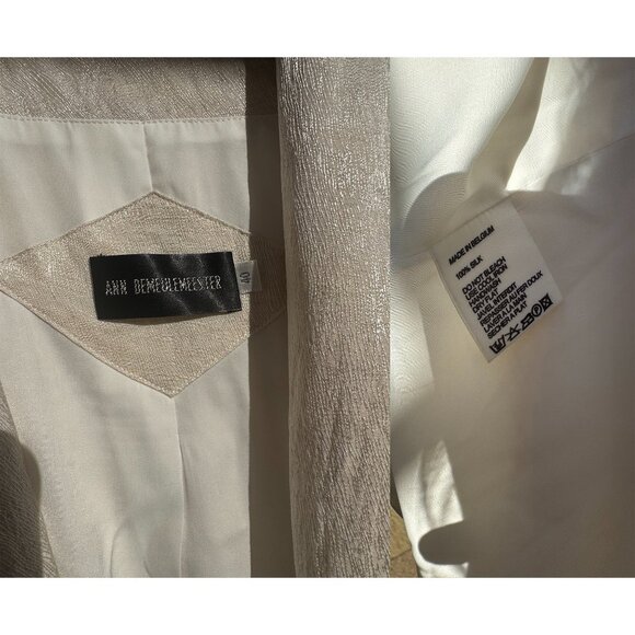 Ann Demeulemeester Off-White Hooded Trench Coat - Picture 10 of 10